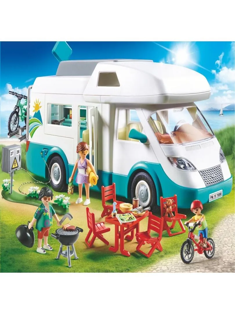 70088 'playmobil' Famille Et Camping-car - N/A