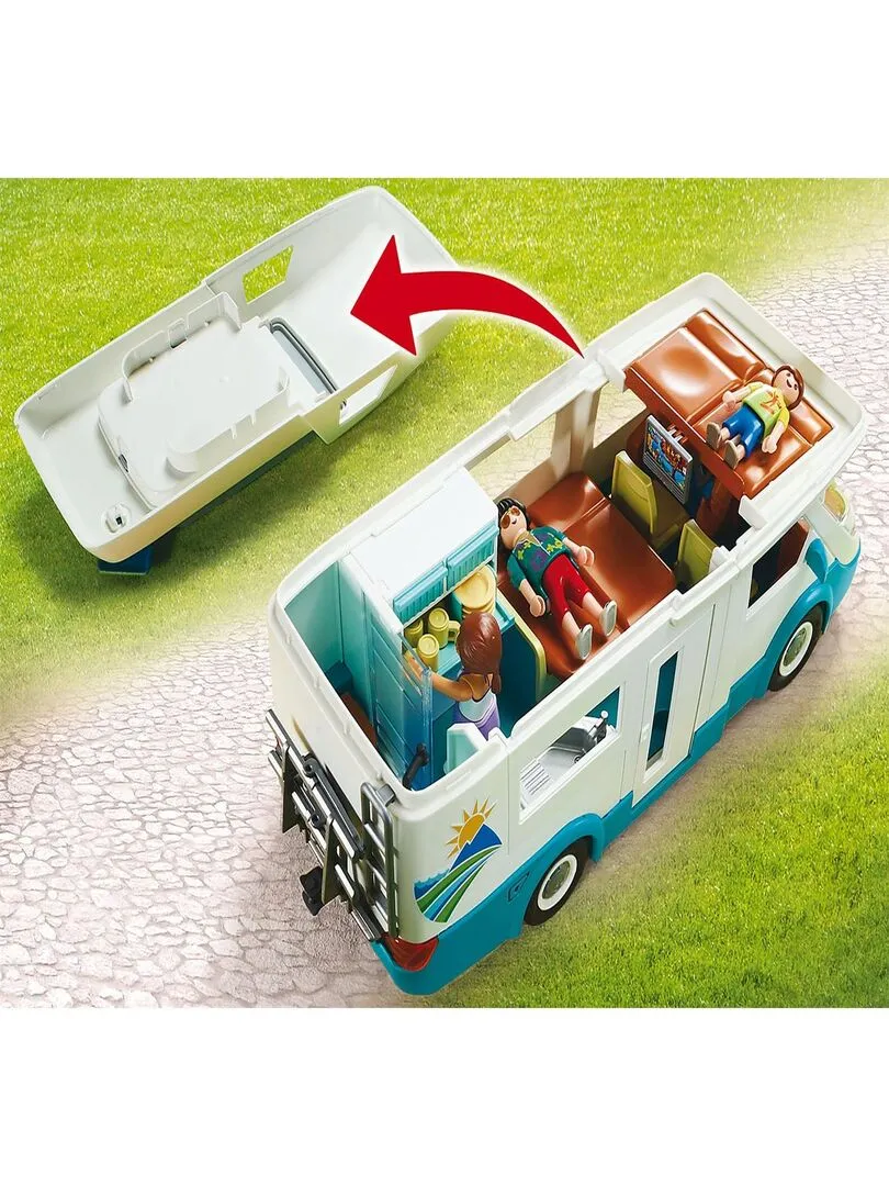 70088 'playmobil' Famille Et Camping-car - N/A