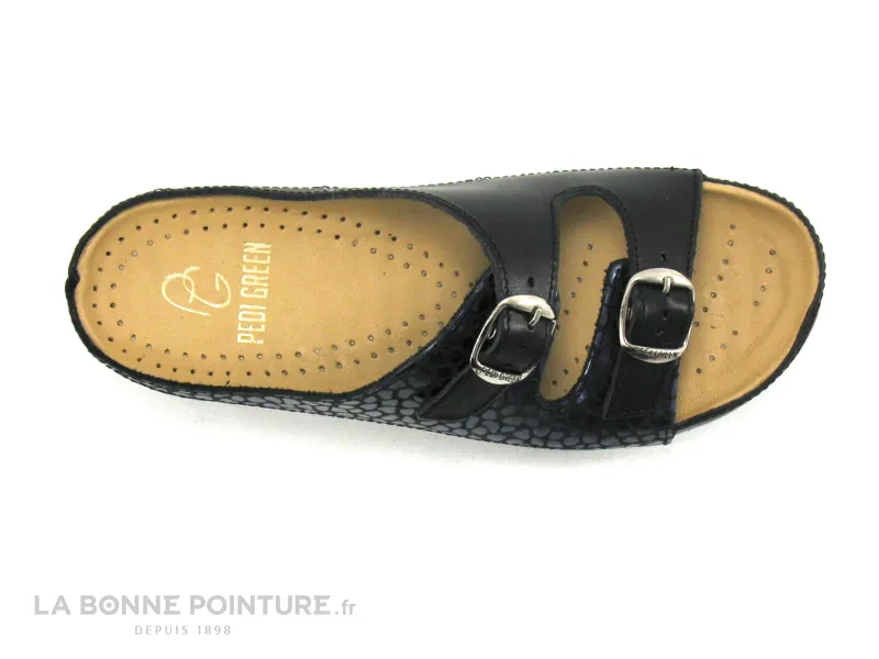Achat chaussures Pedi Girl Femme Mule, vente PediGirl WELL Bic noir - Mule confort Femme avec brides