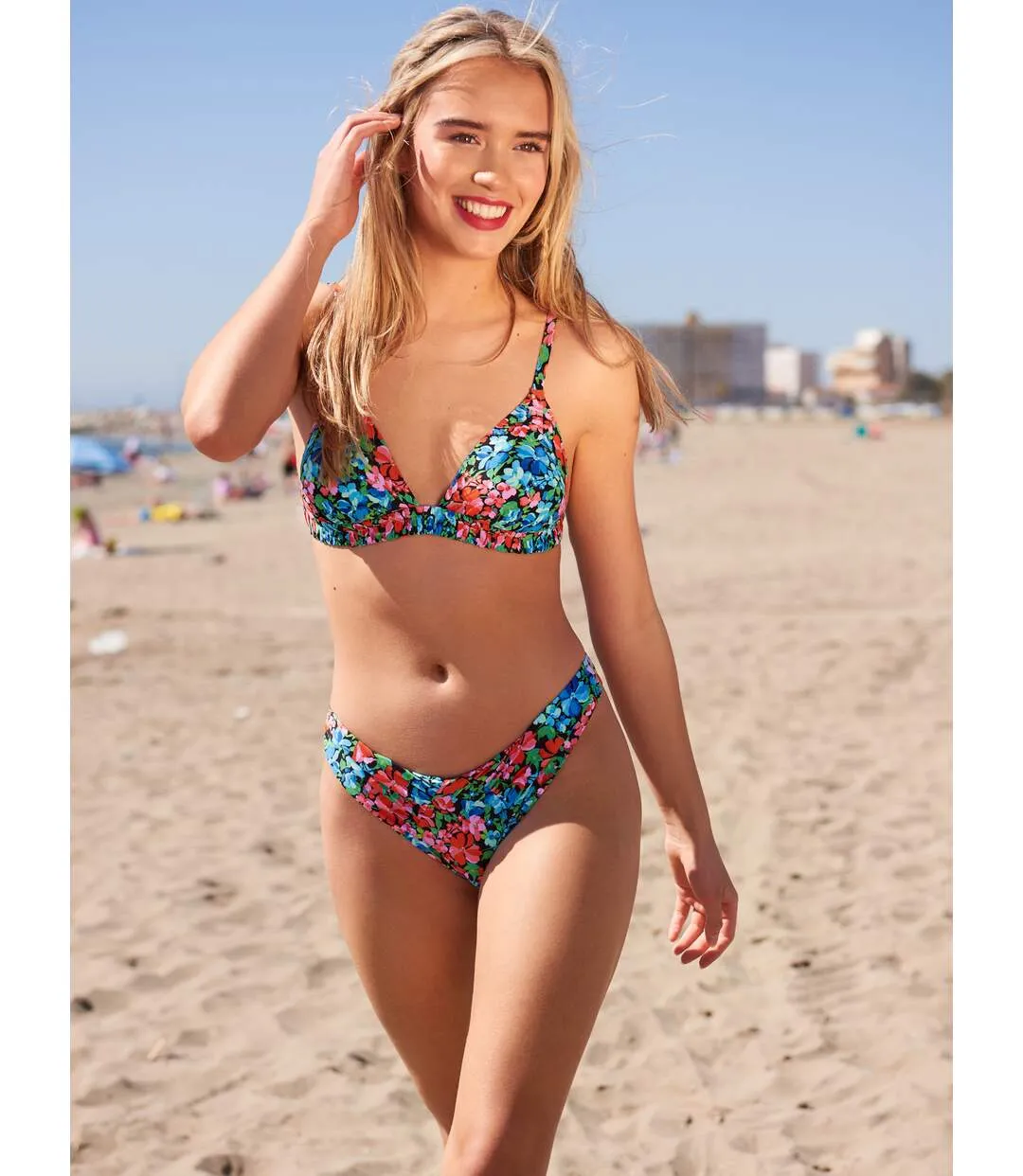 Bas maillot slip de bain échancré taille basse Napoli Lisca