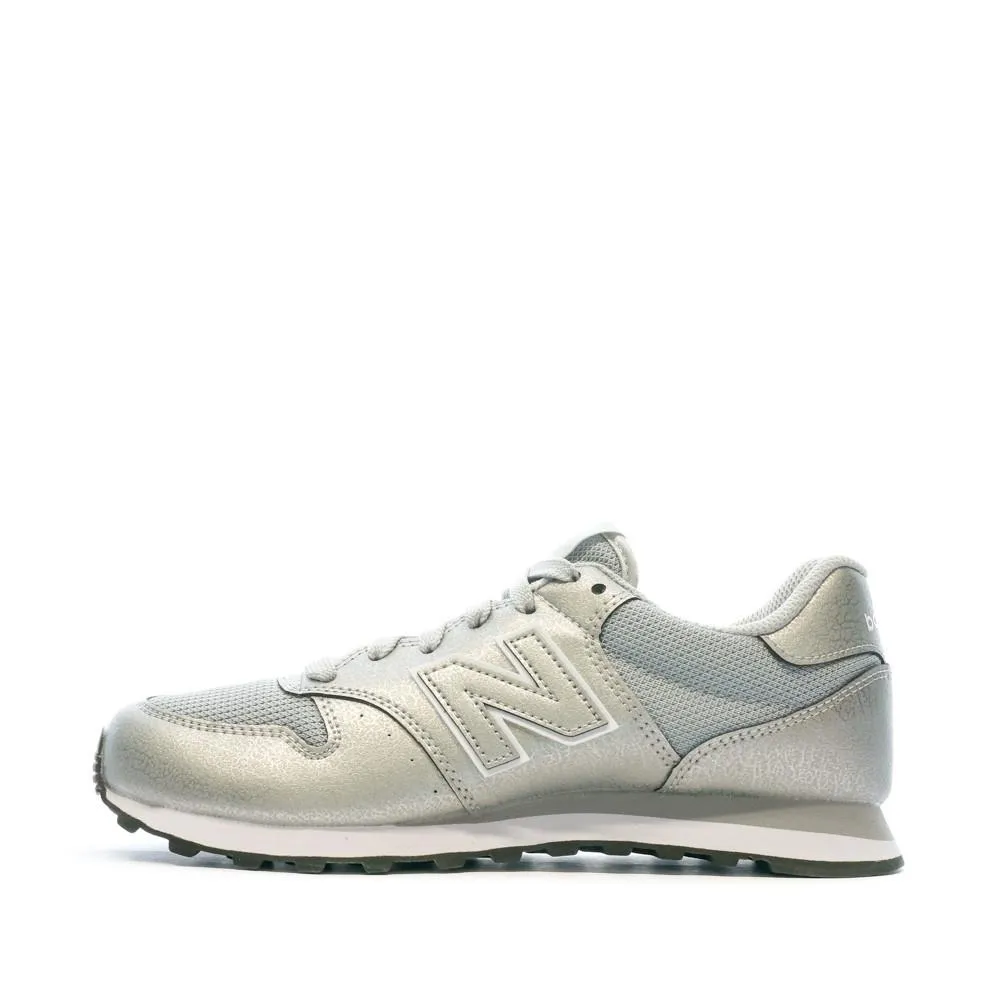 Basket Argenté Femme New Balance 500