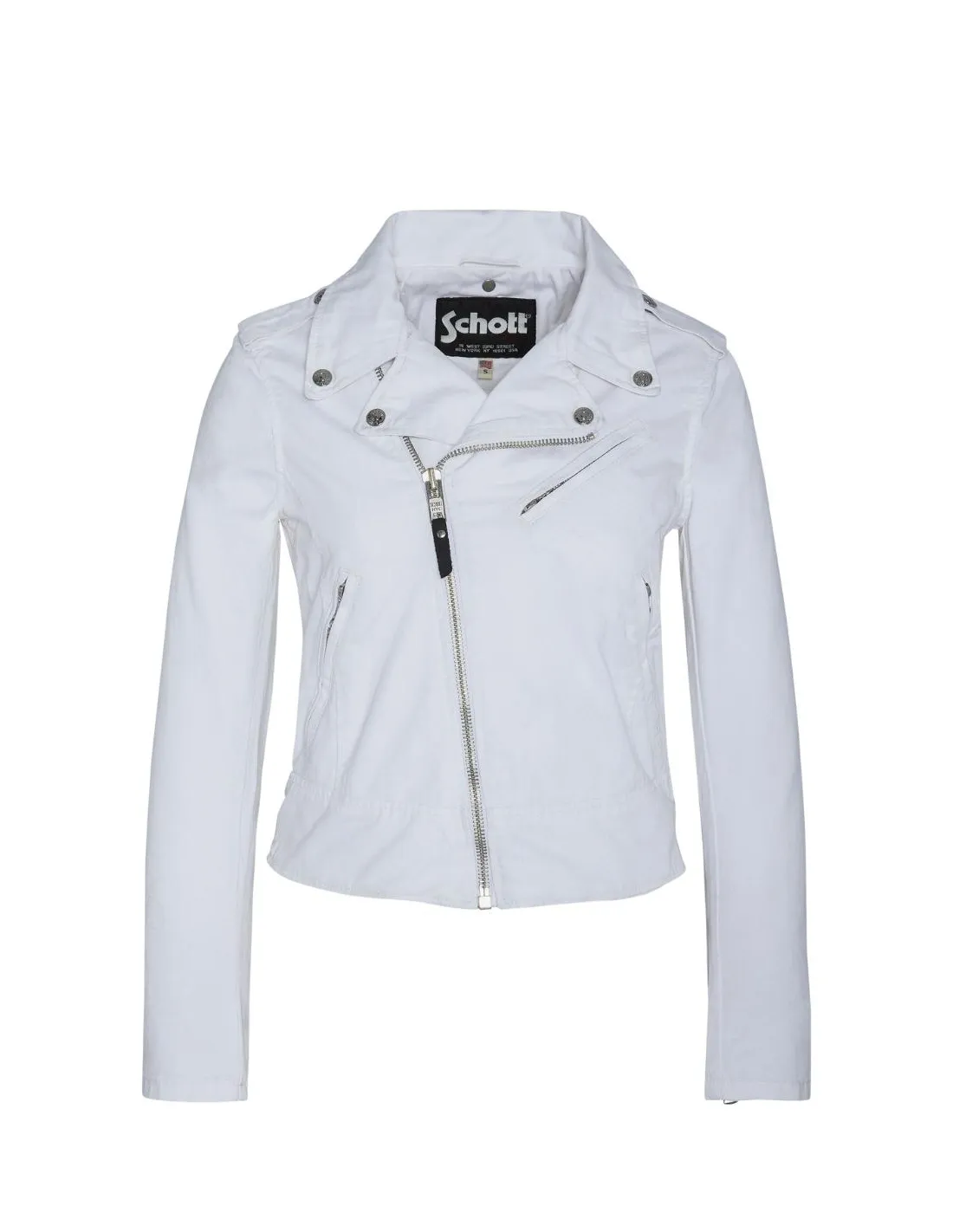 Blouson perfecto Femme Schott Ref 56703 Blanc