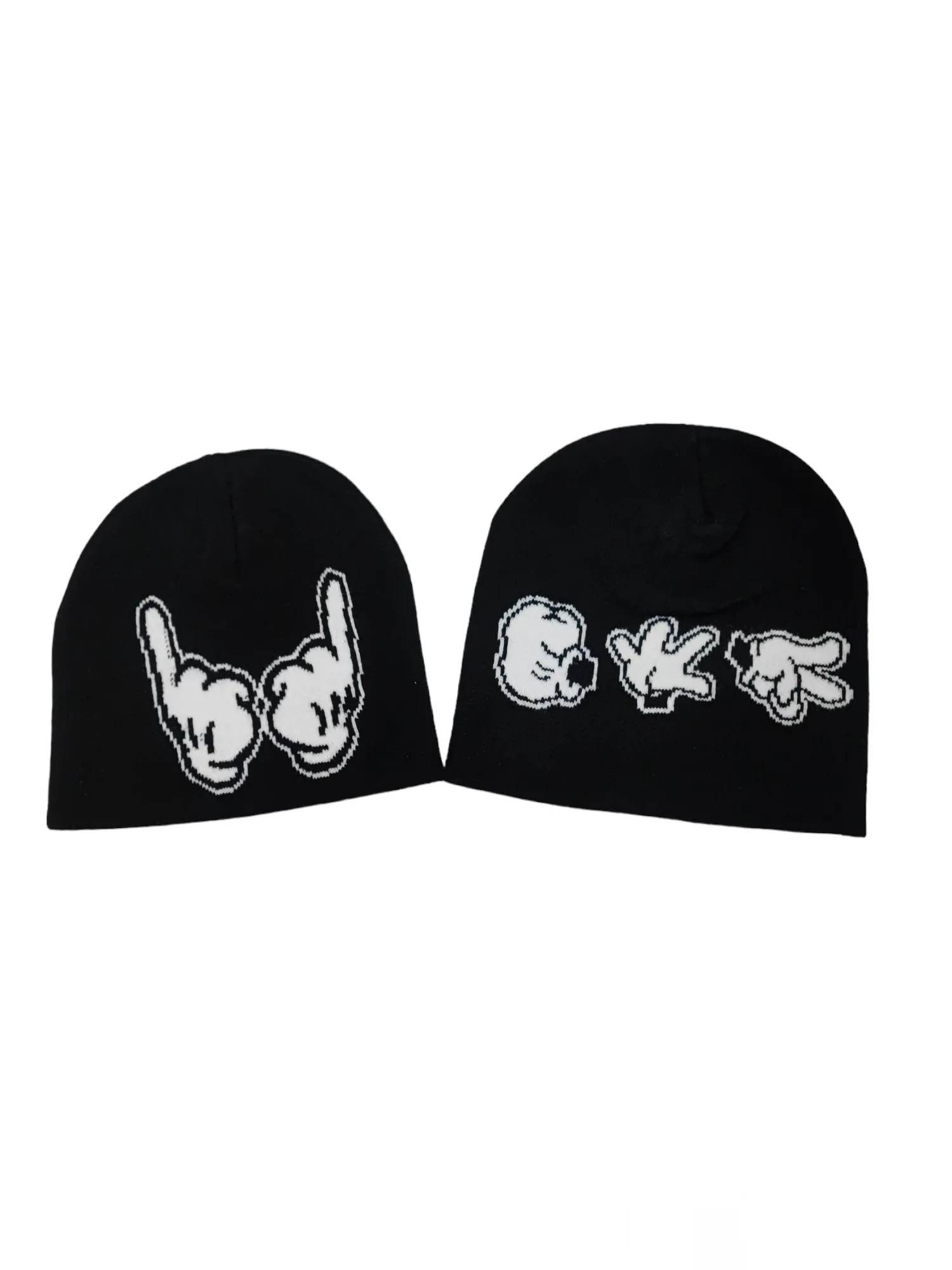Bonnet  motif Pierre papier ciseaux  (x12)