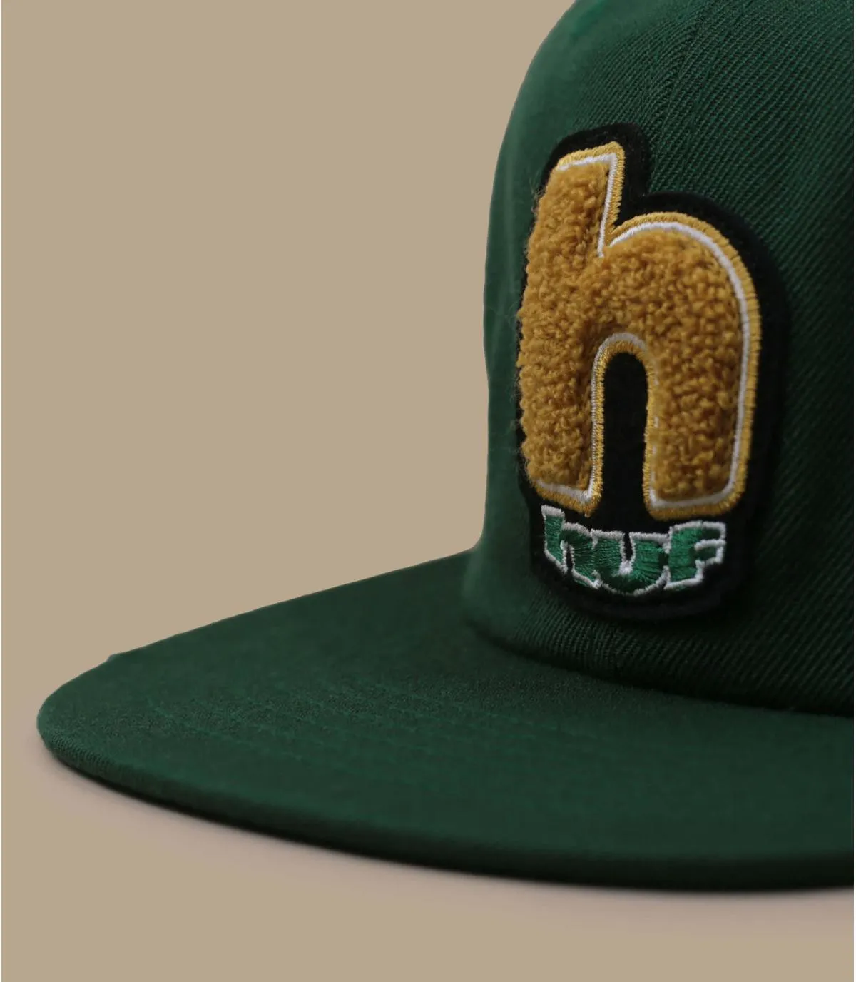 Casquette six panel vert - Casquette Moab forest green Huf : Headict