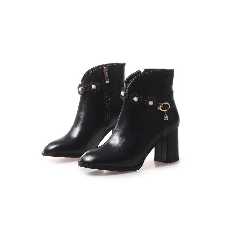 Chaussure Année 70 Femme Noir En Cuir