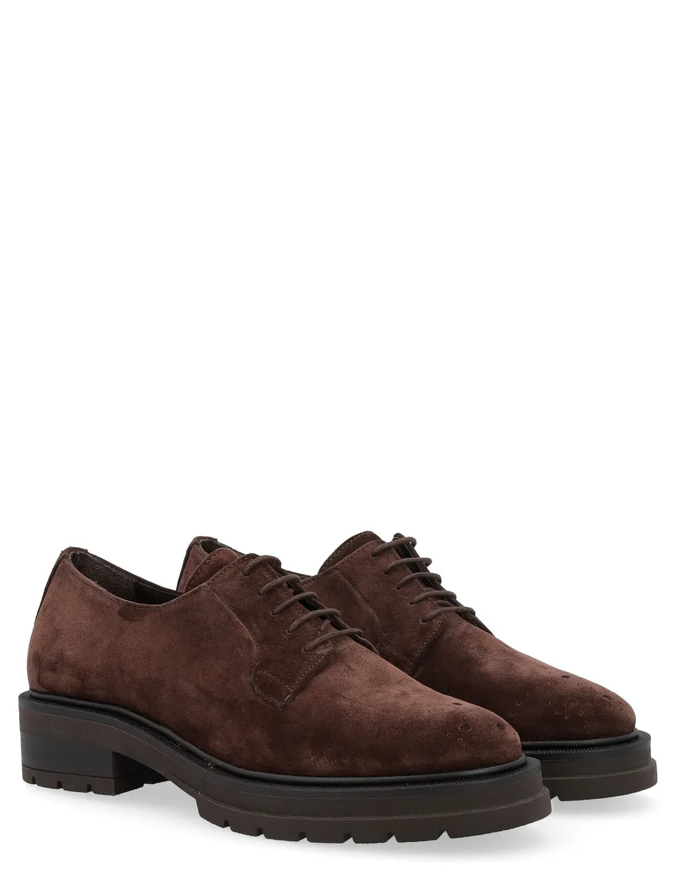 Chaussure à lacets Carmens Patty Lace en daim marron