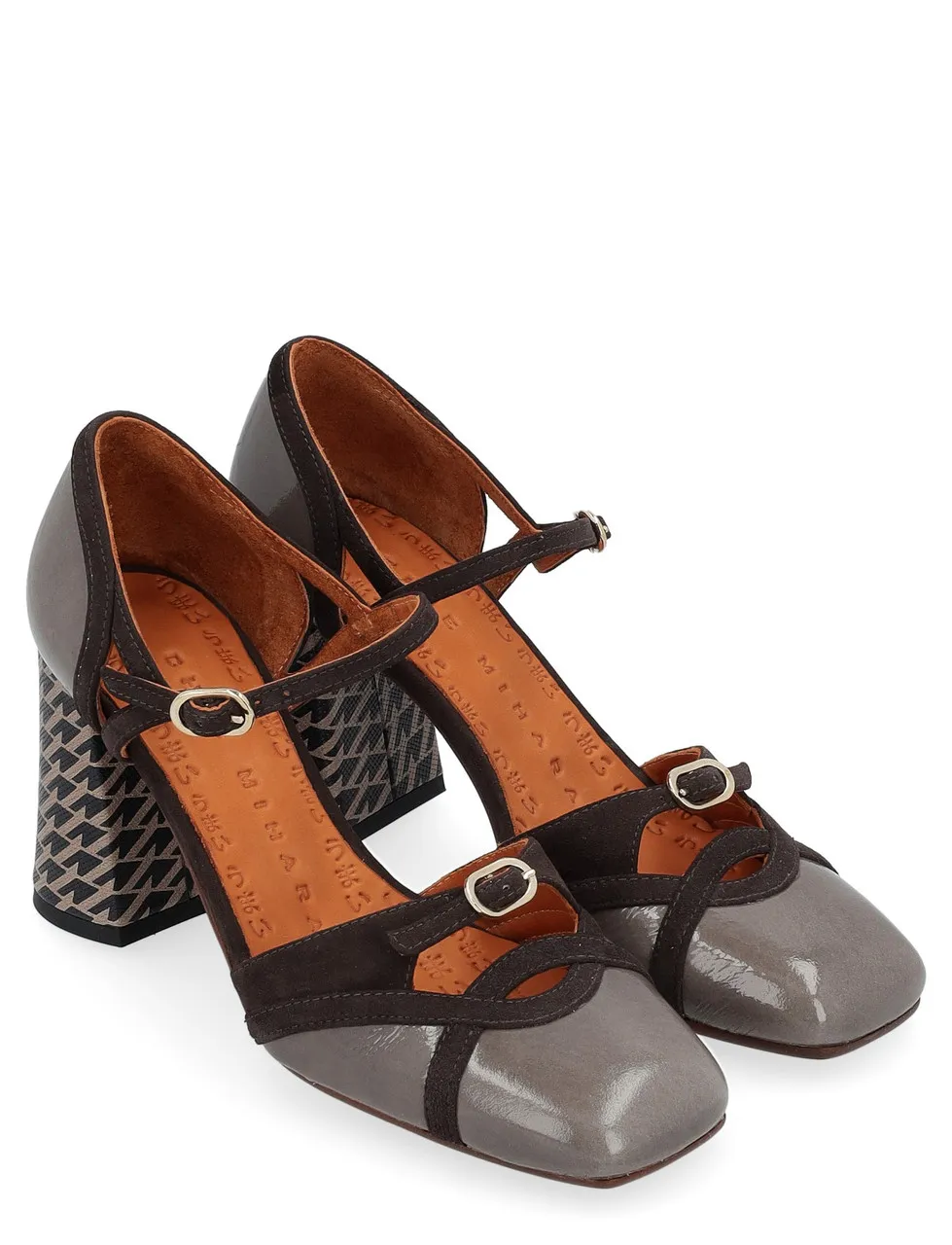Chie Mihara Chaussure à talon Obindi en cuir gris