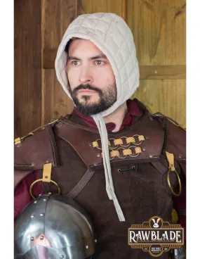 Crêpe matelassé Gareth, blanc cassé ⚔️ Boutique Épées