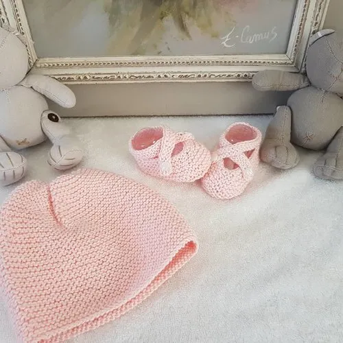 Ensemble naissance 100% coton bio