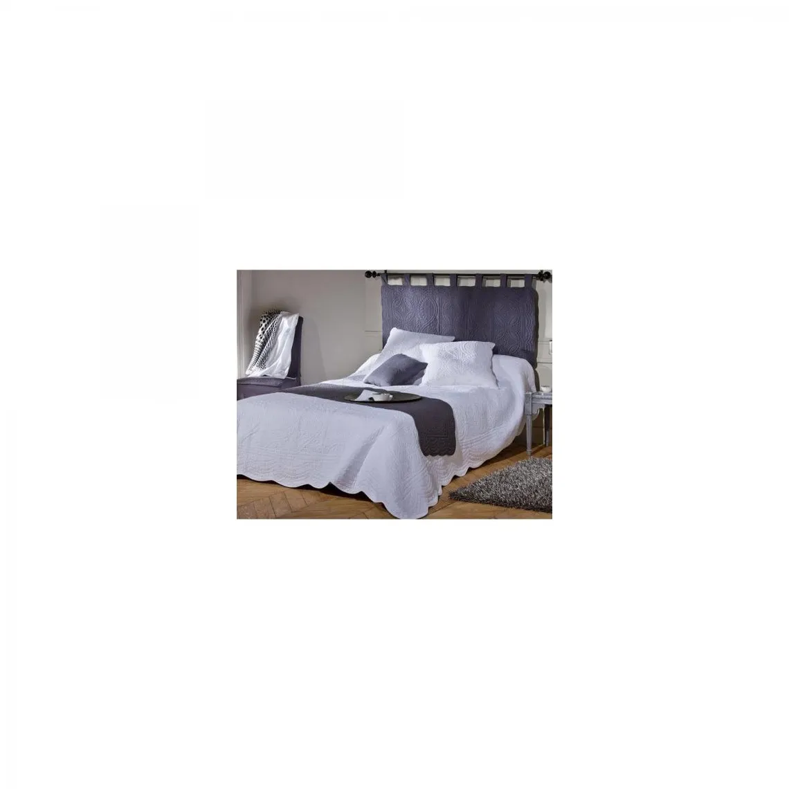 Housse de coussin BAILLARGUES 40x40 blanc | 3 Suisses