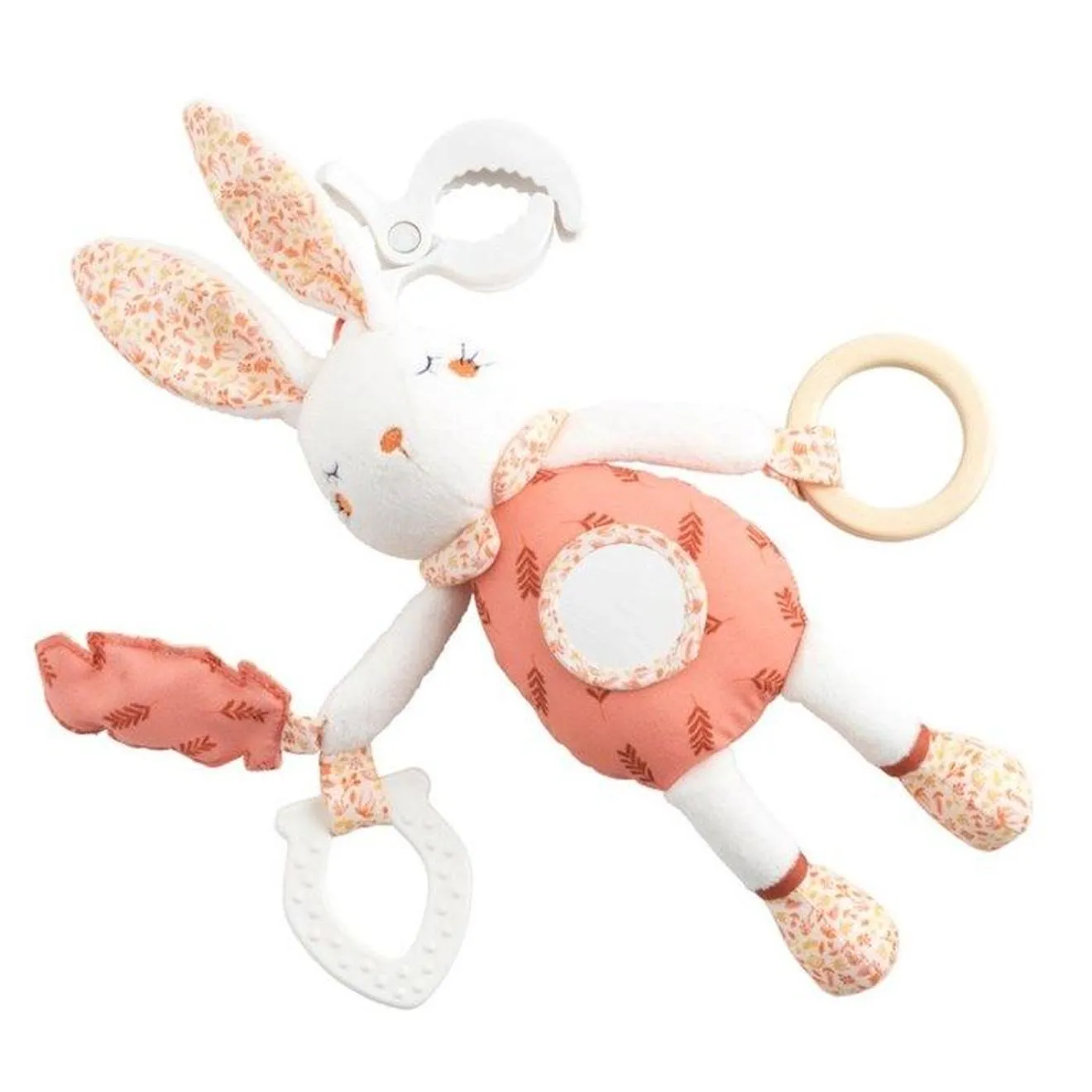 Jouet d'activités lapin blanc - Sauthon