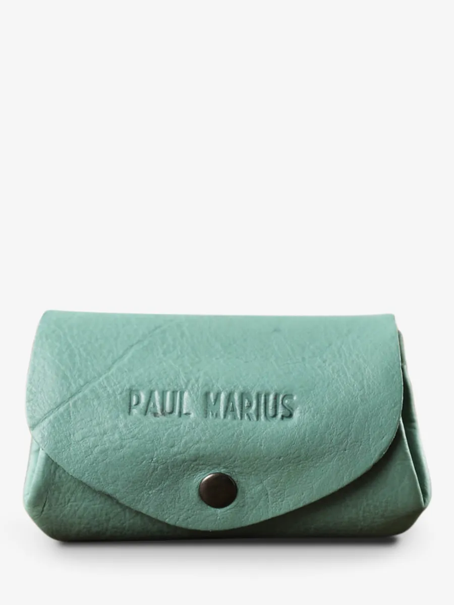 LEATHER PURSE FOR WOMAN BEIGE LeGustave Cupcake - Almond