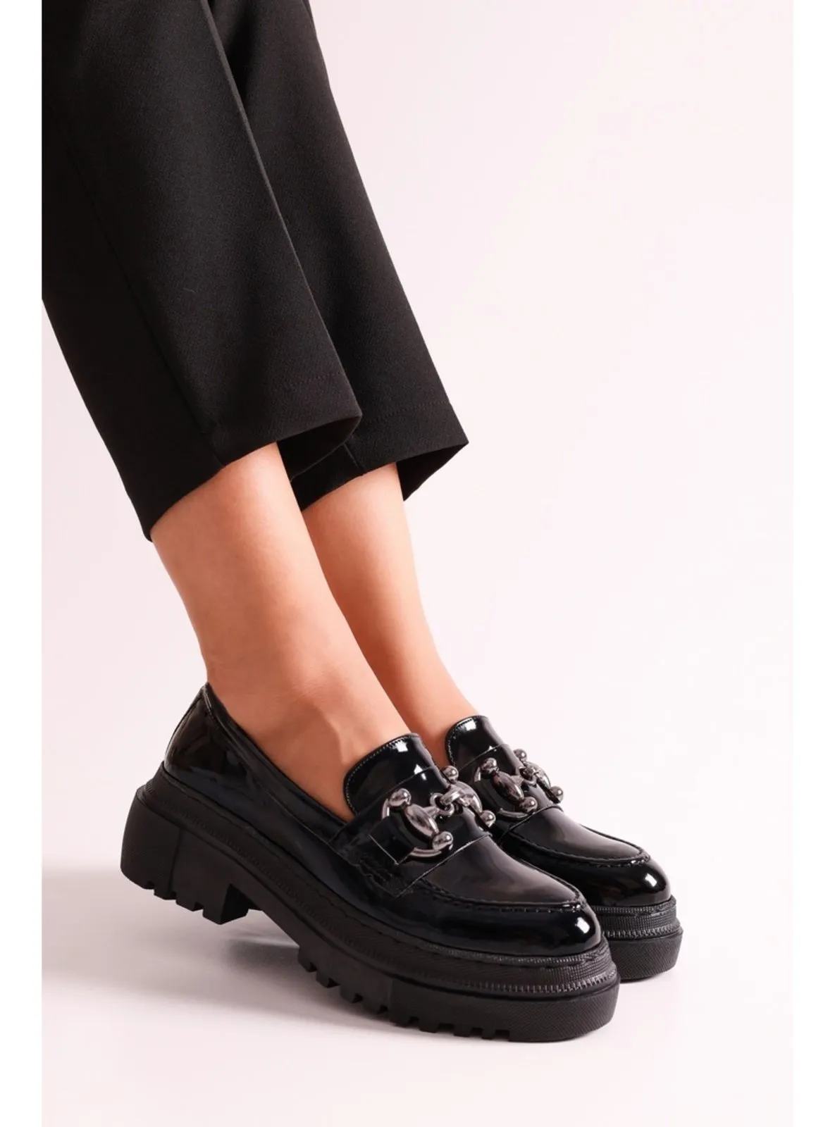 Loafer - 350gr - Black Patent Leather - Casual Shoes