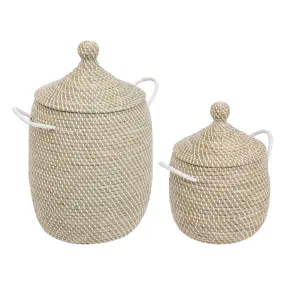Lot de 2 paniers SOLEYA beige | 3 Suisses