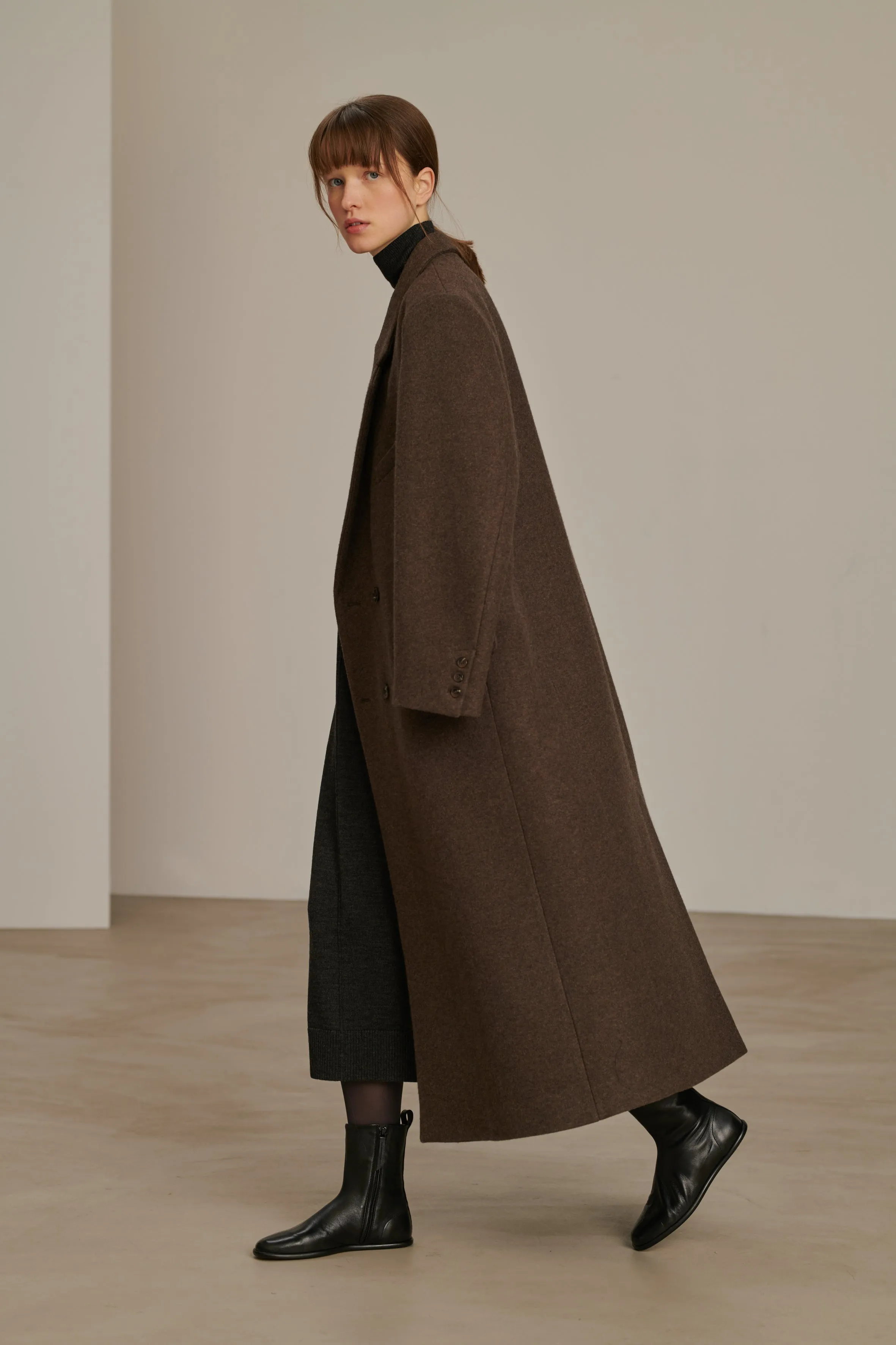 MANTEAU COLIGNY MARRON