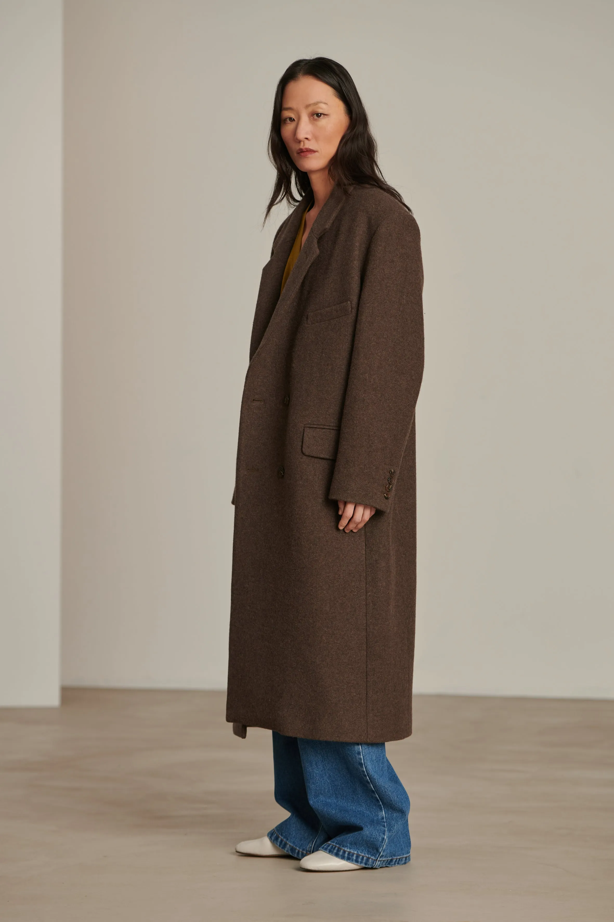 MANTEAU COLIGNY MARRON