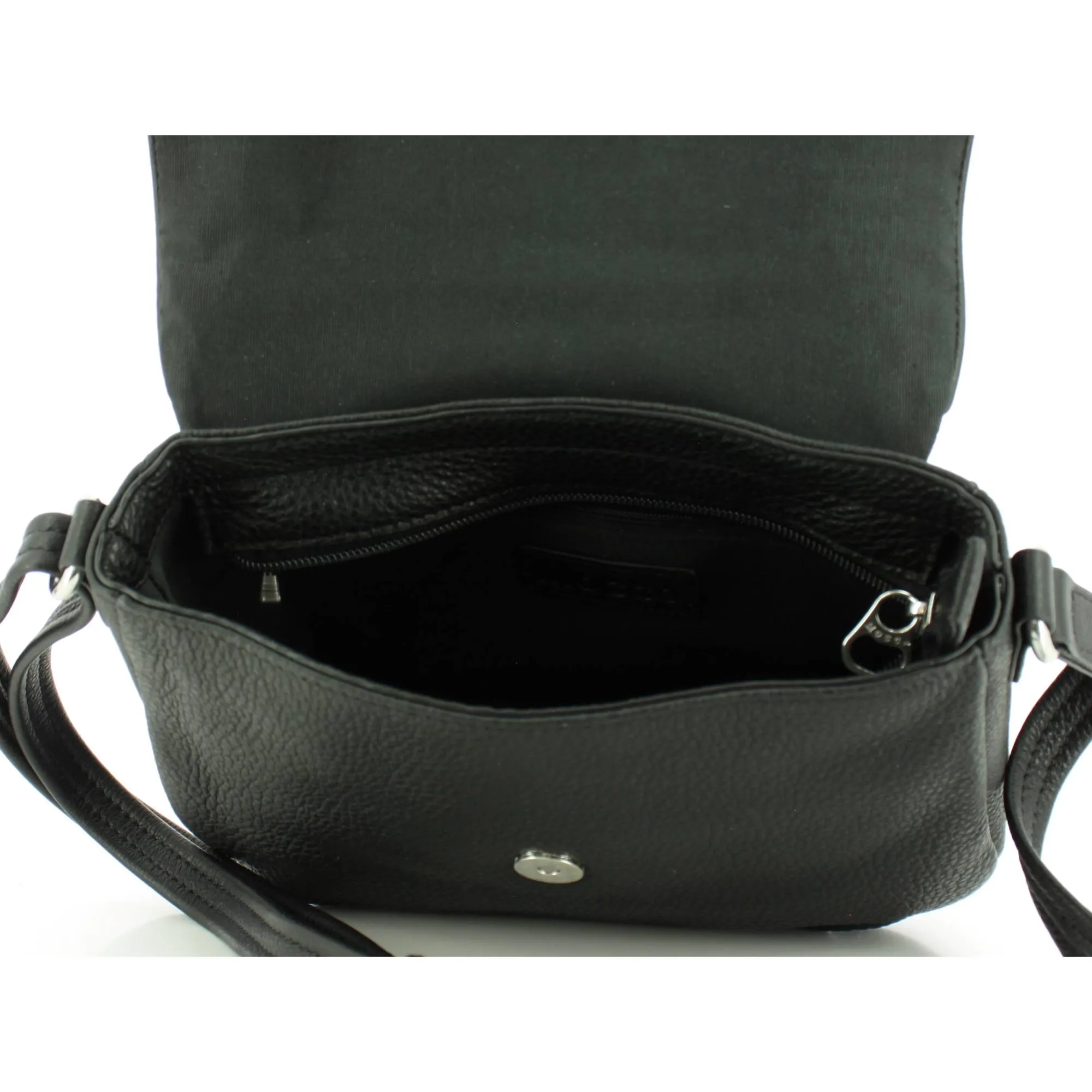 Petit sac bandoulière Mocca Dana rabat cuir M123E-04PM