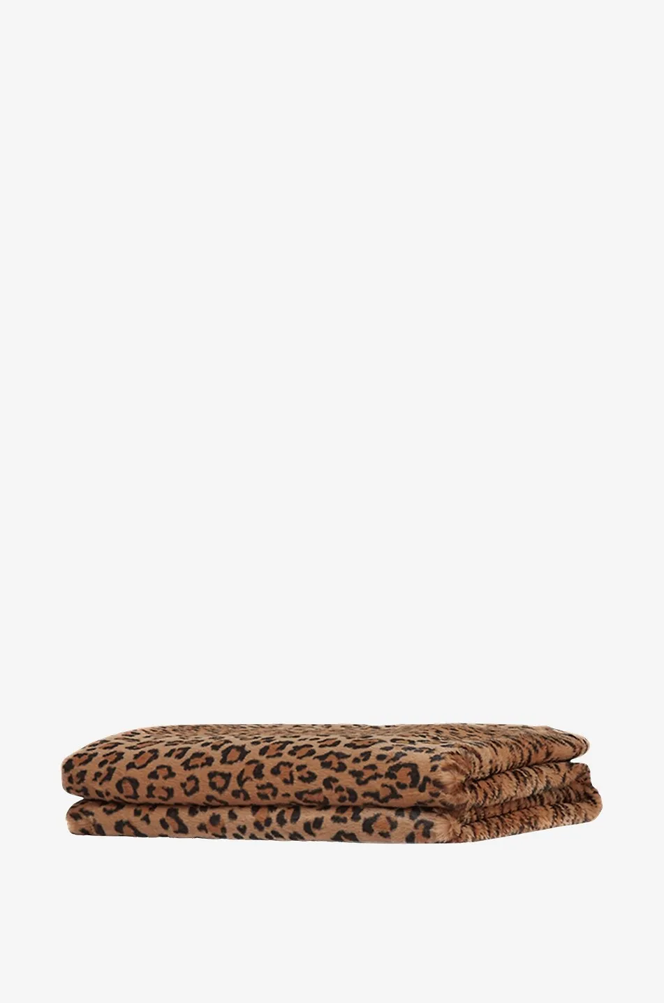 Plaid en peluche imprimé léopard Brady