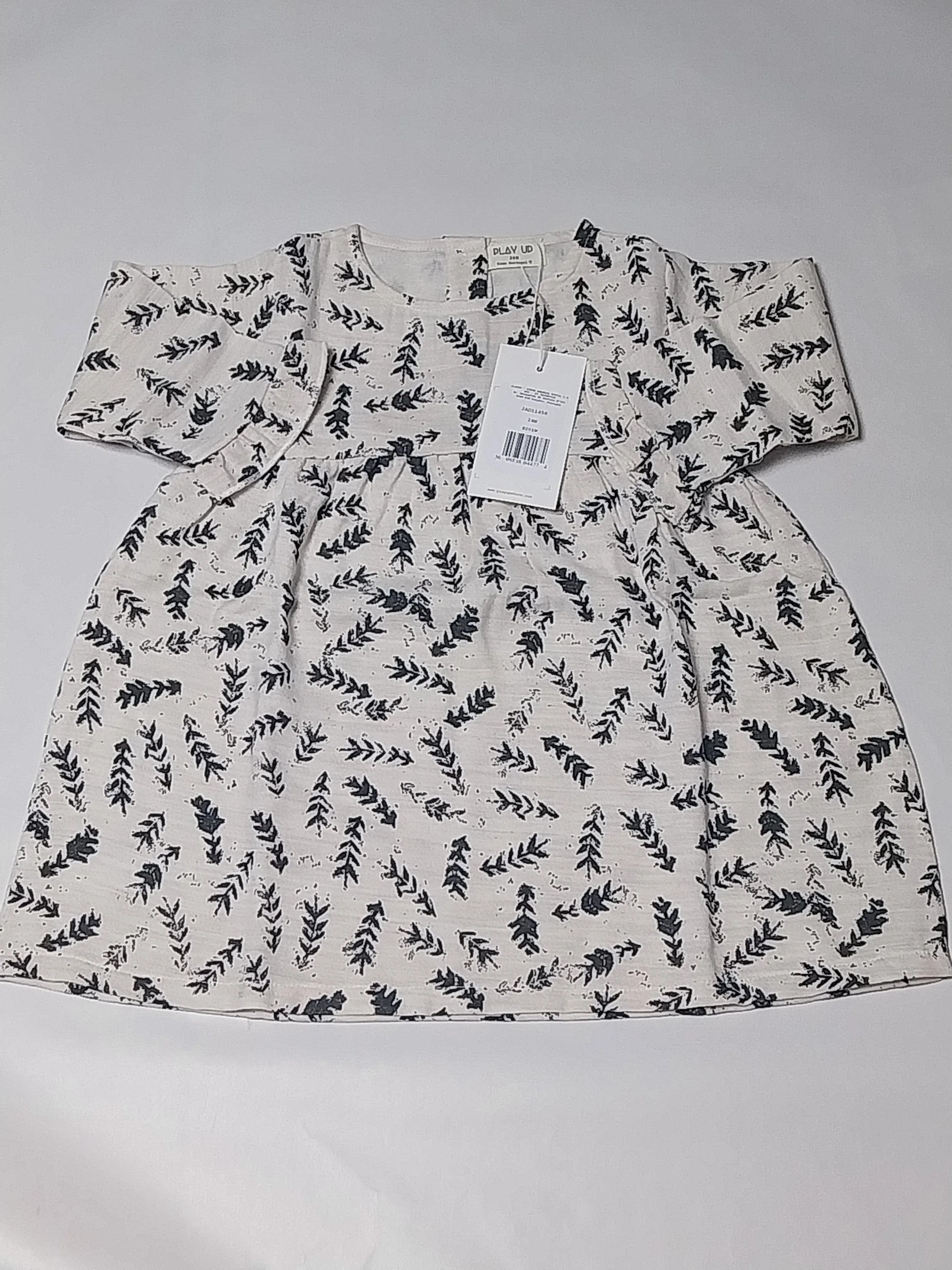  - Play up 9m robe blanche enoir motif fleur 
