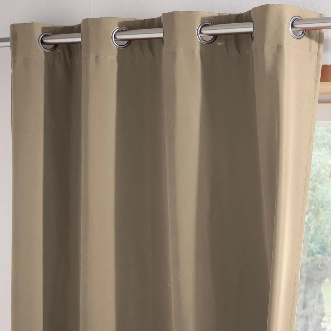 Rideau occultant Beige sable POLARIS  | 3 Suisses