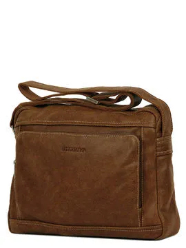 Sac ordinateur Arthur & Aston Cristiano 13 pouces Cognac  621045Cognac  