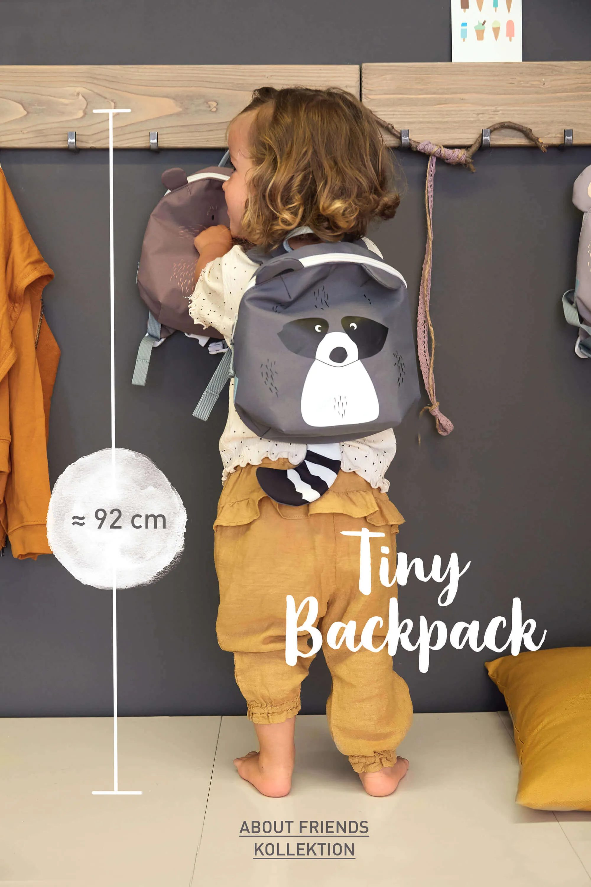 Sac à dos Tiny crèche - Renard, Rouge | Lässig