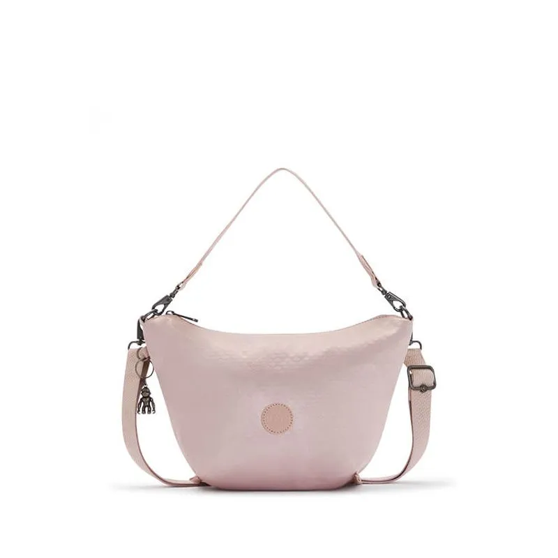 Sac épaule Malika 31,5 cm Pink Flow Emb - Rose