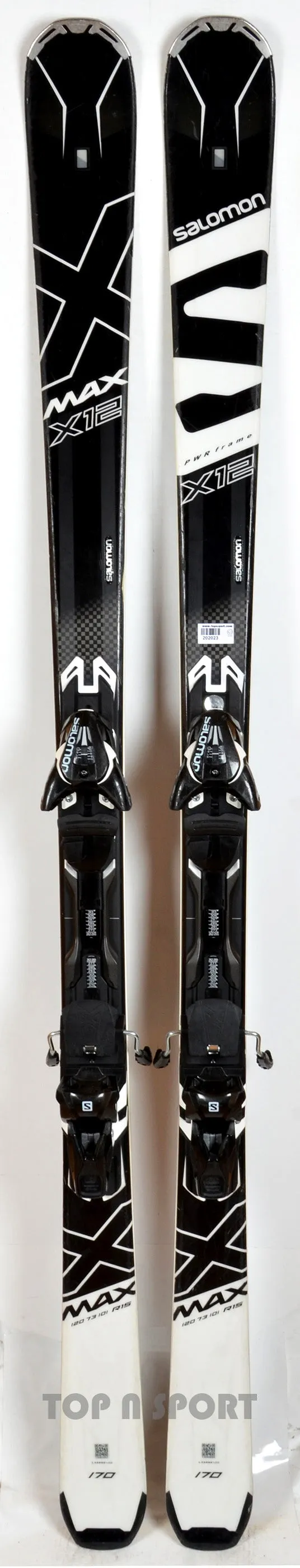 Salomon X-MAX X12 black - skis d'occasion