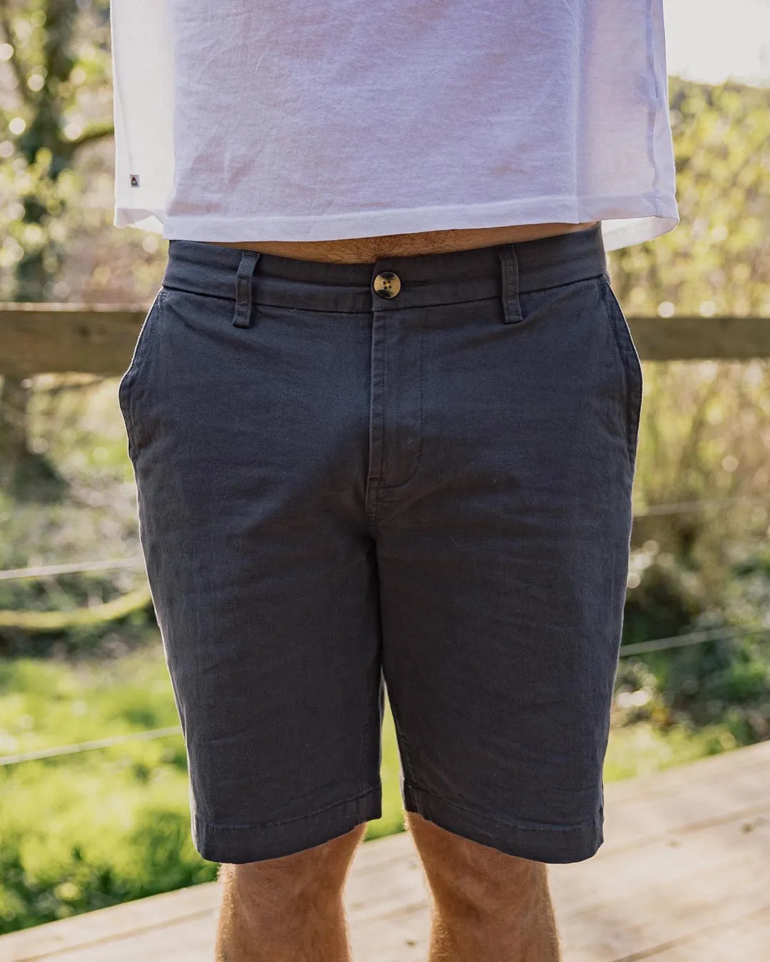 Short en coton bio 365 - Charcoal