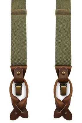 Sir Redman Bretelles Luxe Essential Vert Armée SR222 comman