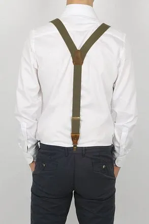 Sir Redman Bretelles Luxe Essential Vert Armée SR222 comman