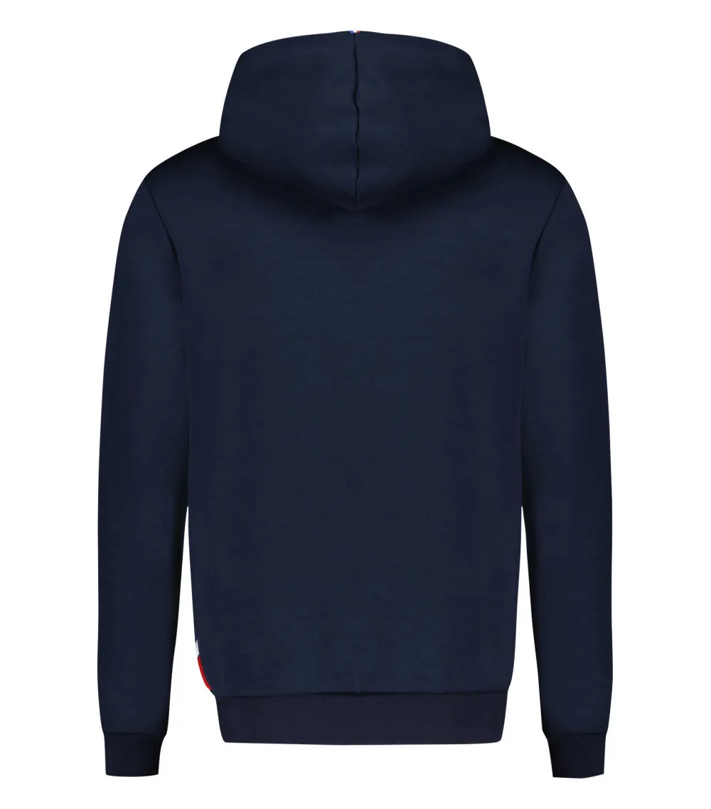 Sweat Coq Sportif avec manches longues et col à capuche marine