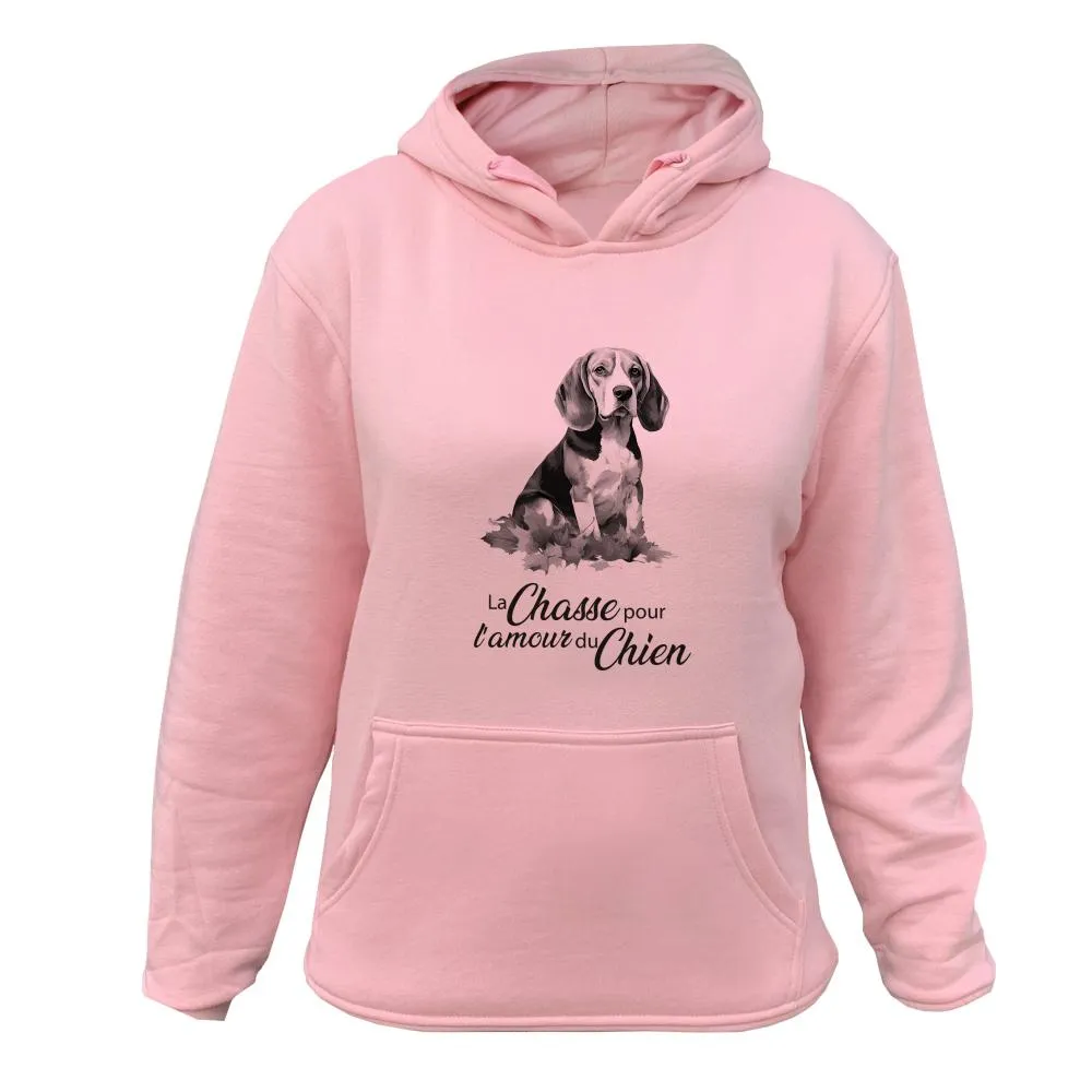 Sweat de chasse Femme – Pour l’amour du Beagle