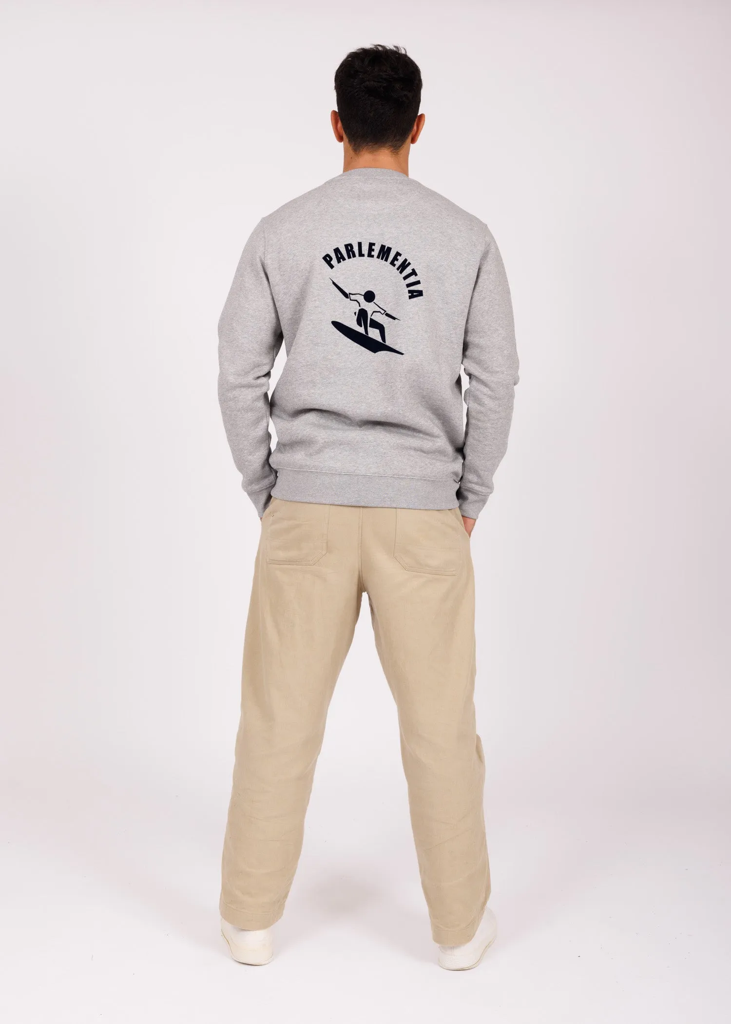 Sweat grey - navy Fingers