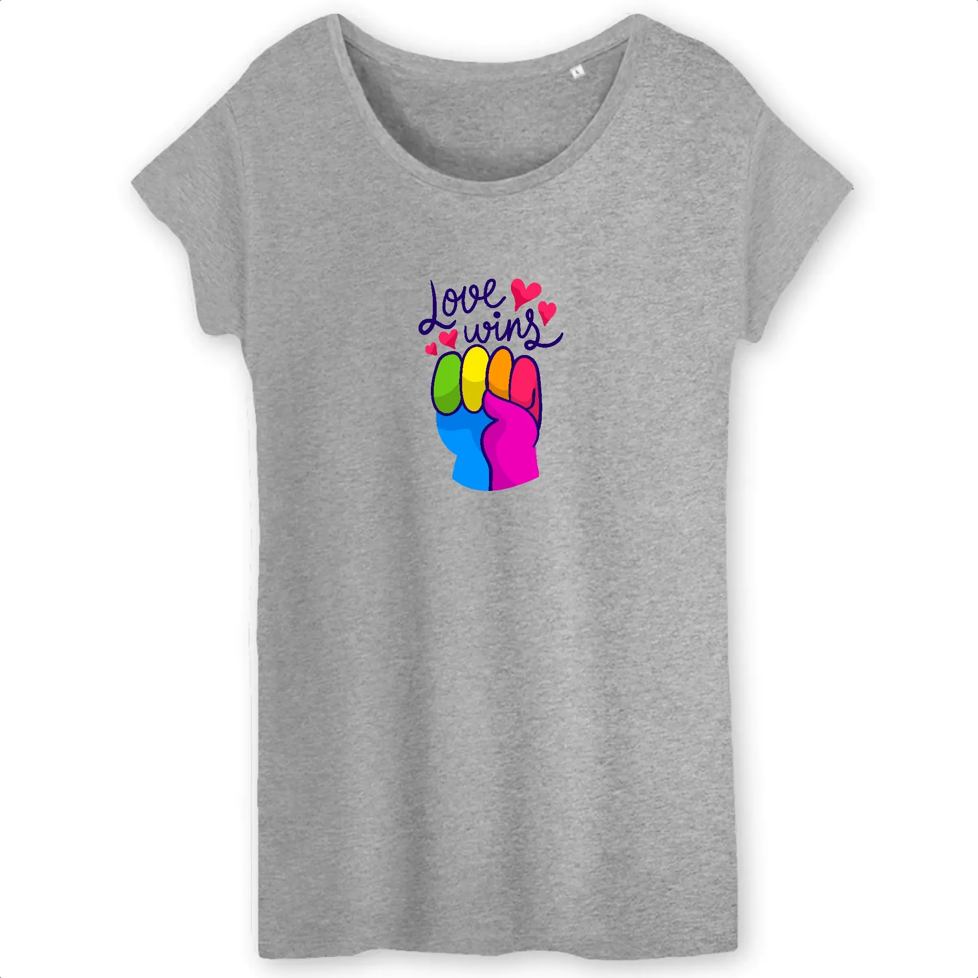 T shirt Femme LGBT Love Wins