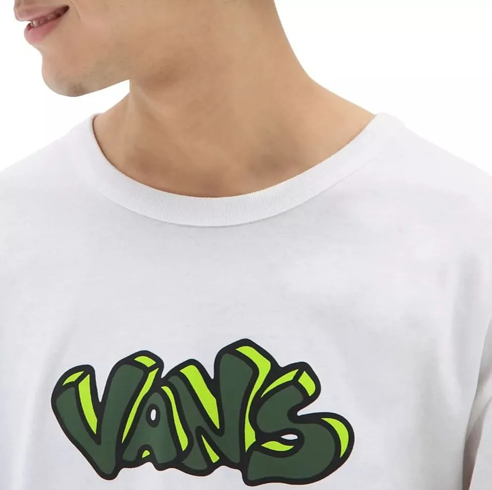 T-shirt Vans Off The Wall Graphic Loose LS - White - men´s