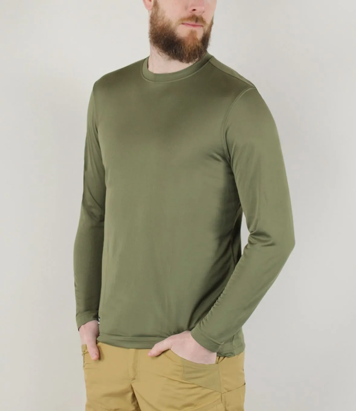 T-shirt à manches longues Tactical UA Tech vert olive de la marque Under Armour