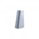 Tablier blanc bande couleur - 90cm - MANELLI