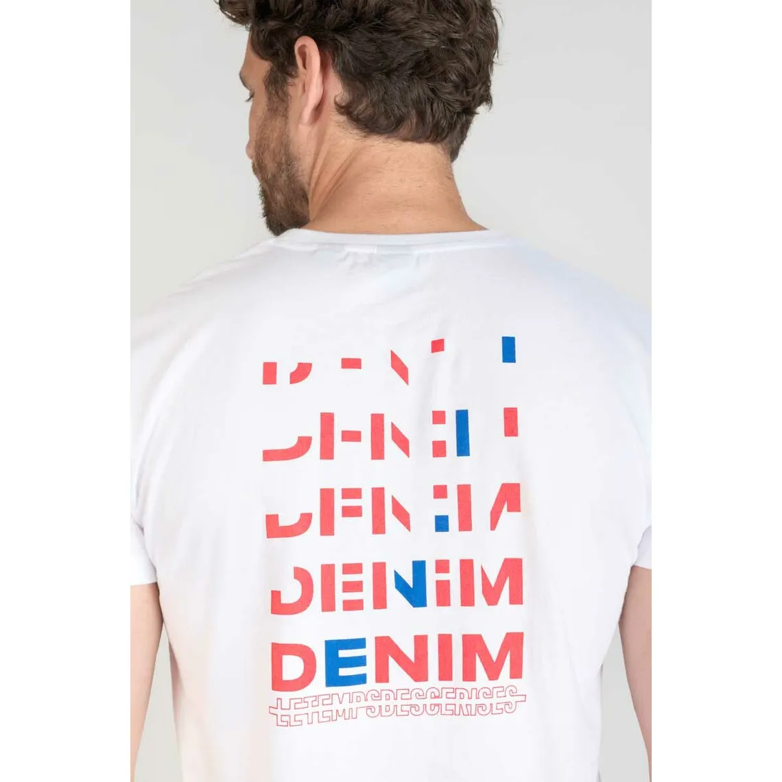 Tee-Shirt SAROS blanc en coton | 3 Suisses