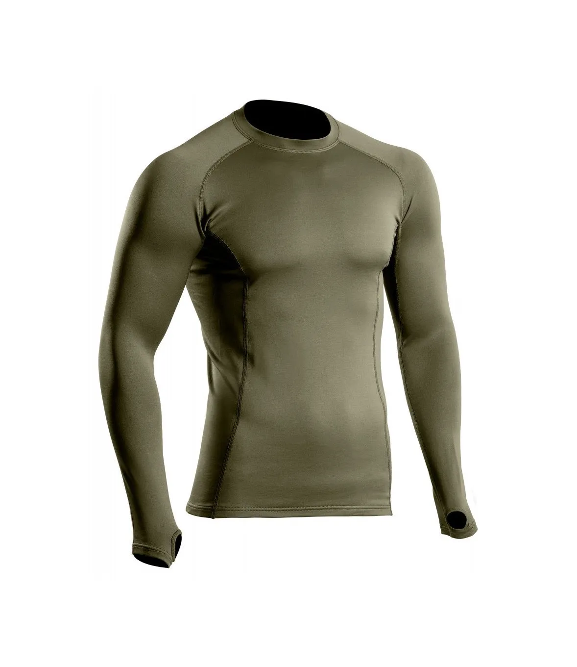 Tee-shirt Thermo Performer vert OD Niveau 2 de marque A10 by TOE