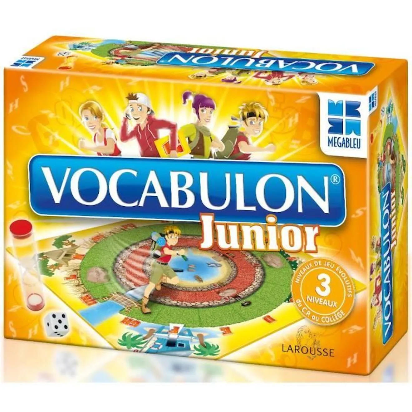 Vocabulon Junior - jeu de société - MEGABLEU jaune - Megableu